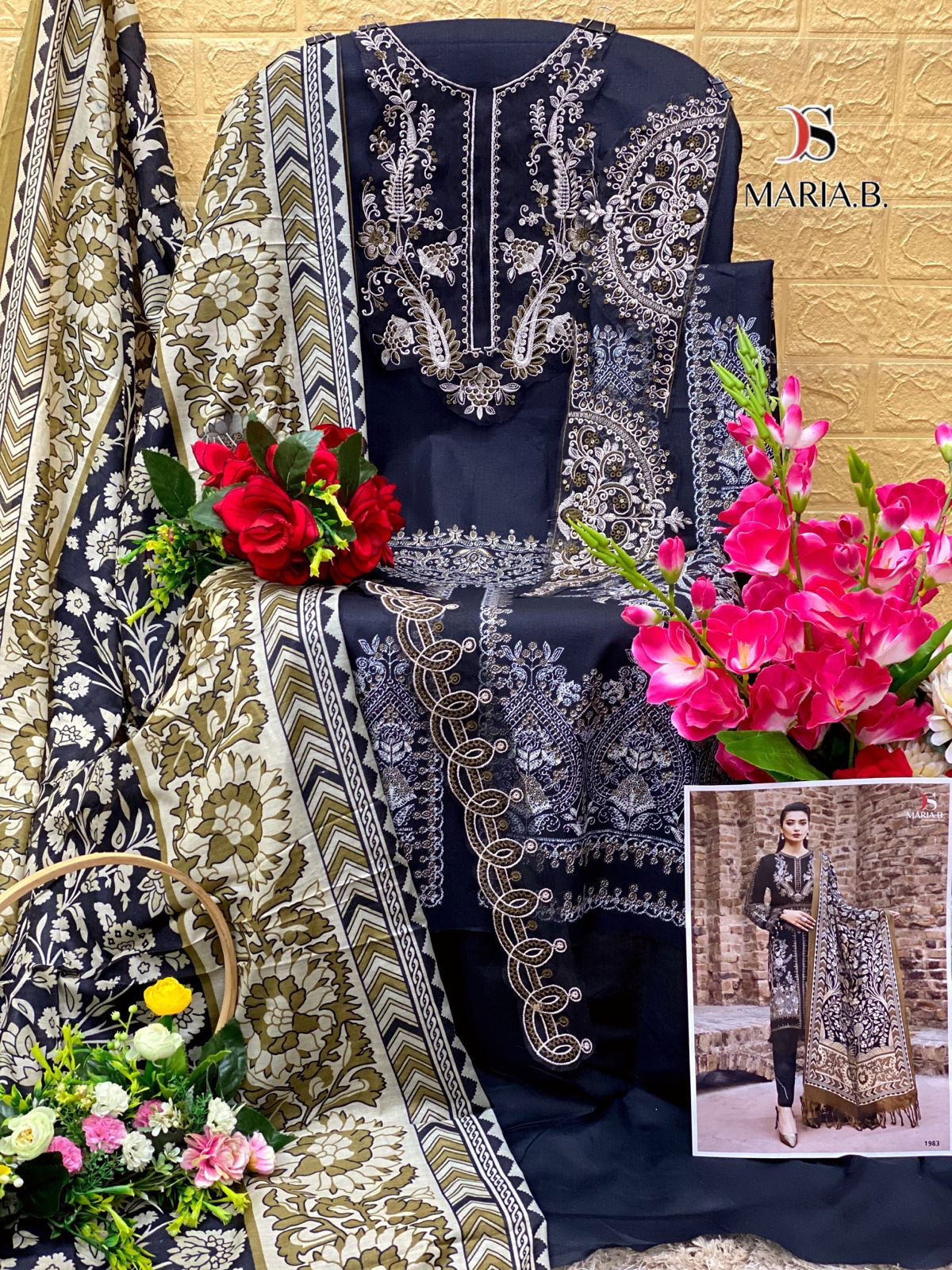 Deepsy Maria B Casual Wear Wholesale Pakistani Salwar Suits Catalog